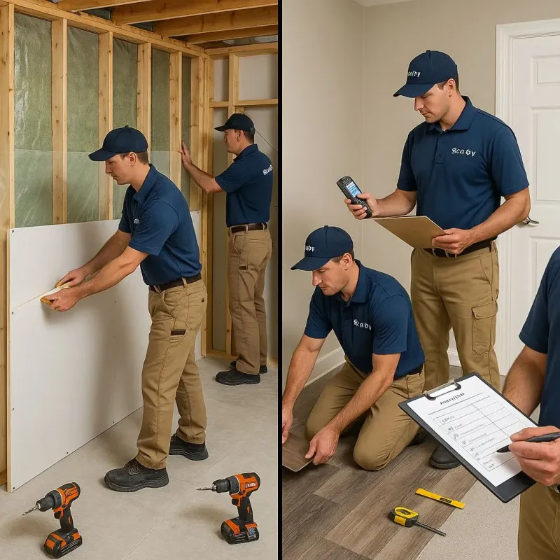 Repairs and Reconstruction process in West Crossett, AR